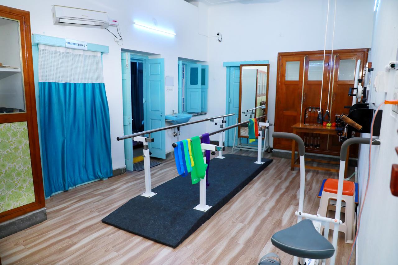 Rehabilitation exercise area at Healing Hands Physiotherapy Clinic